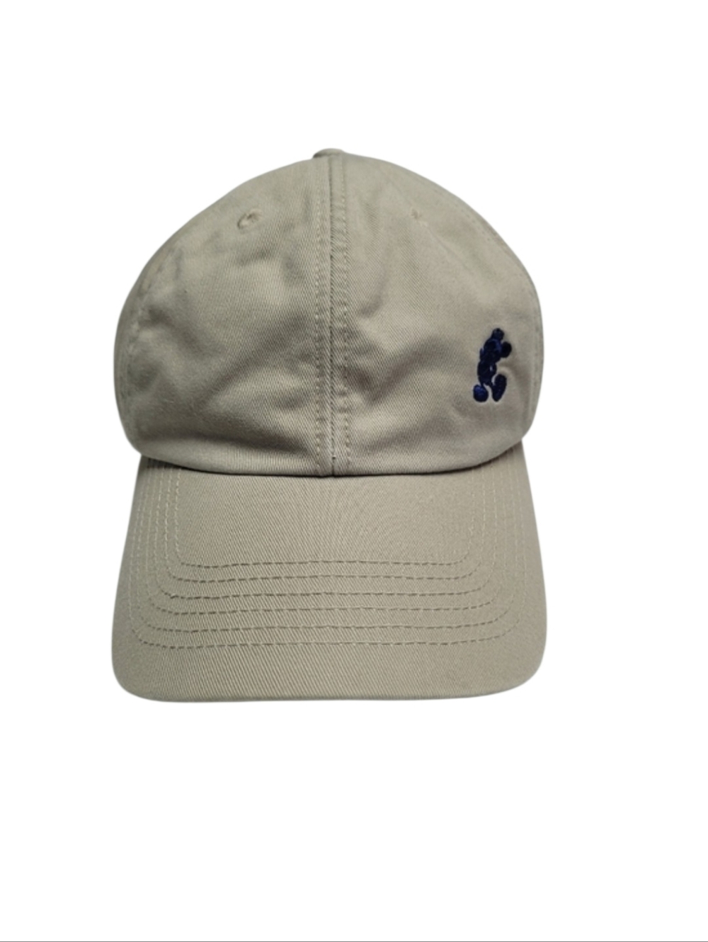 Walt Disney World Mickey Mouse Tan Baseball Hat 100% Cotton